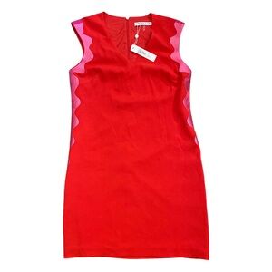 Trina Turk Enjoyable Sleeveless Dress, Pink/Red, Size 8, New With Tags